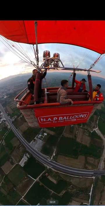 Yatağan’da balon turizmi için test uçuşları başladı
