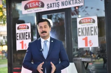 Yenişehir'de ekmek 1 TL'den satılmaya başlandı!