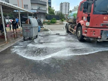 Yenişehir’de sokaklar tek tek temizleniyor
