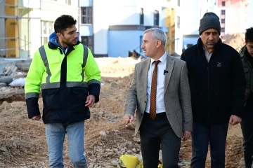 Yeşilyurt’taki deprem konutlarında sona gelindi
