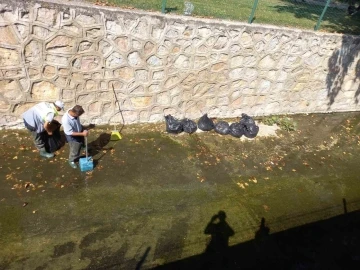 Yüksek ısı sonucu yosun yoğunlaşması olan kanallarda temizlik
