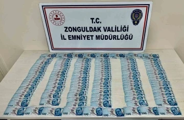 Zonguldak’ta sahte para ele geçirildi
