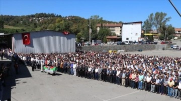 Zonguldak'ta maden ocağındaki göçükte hayatını kaybeden işçi, son yolculuğuna uğurlandı