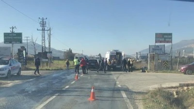 Bursa'da 7 kişinin yaralandığı kazadan görüntüler